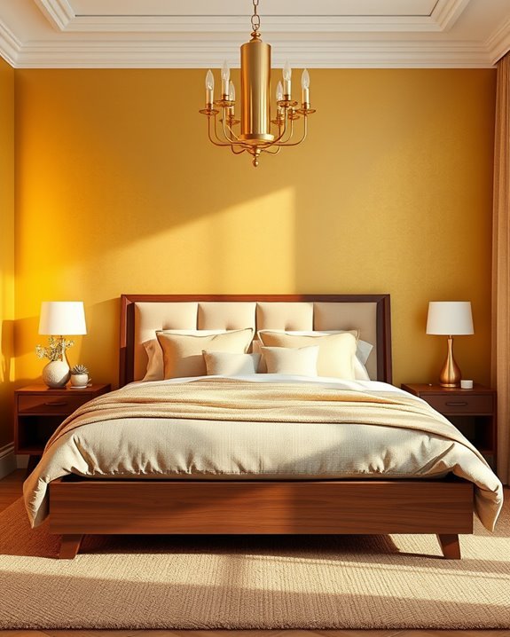 gold accents earthy textures