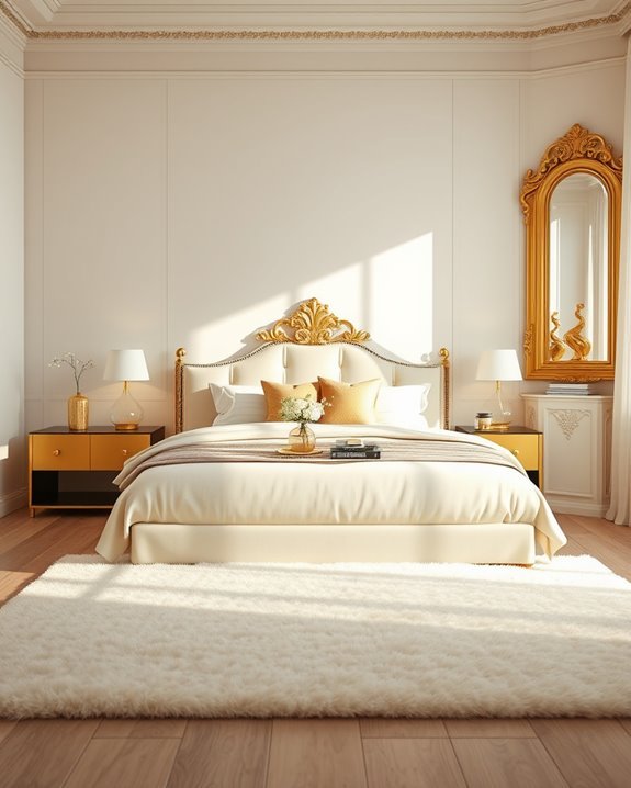 gold leaf decor accents
