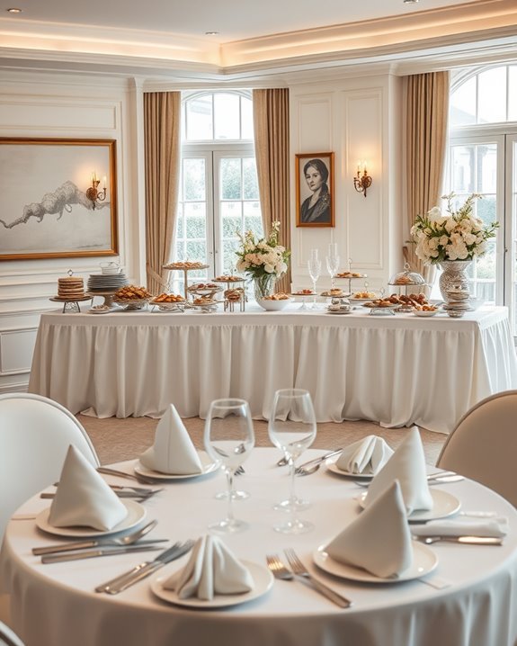 gourmet buffet dining experience