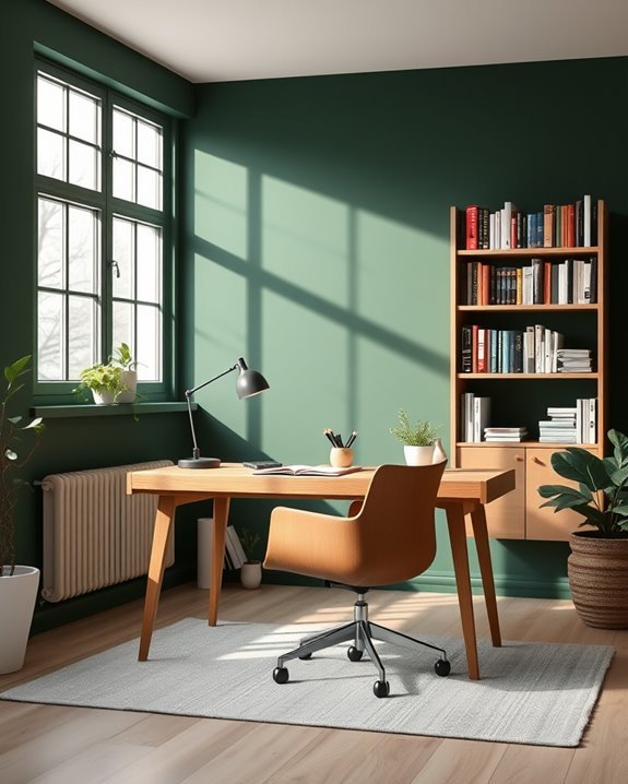 grounded sophisticated office atmosphere