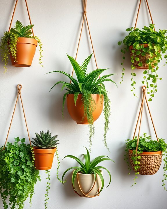 hanging planters for decor