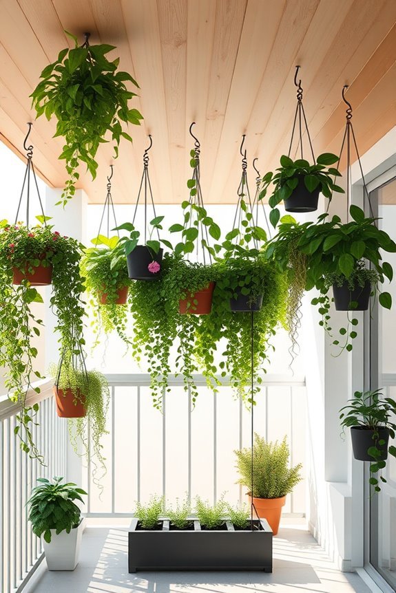 hanging plants for balconies
