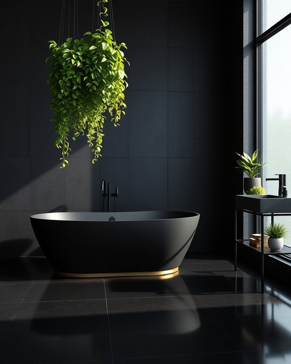 hanging plants for bathrooms