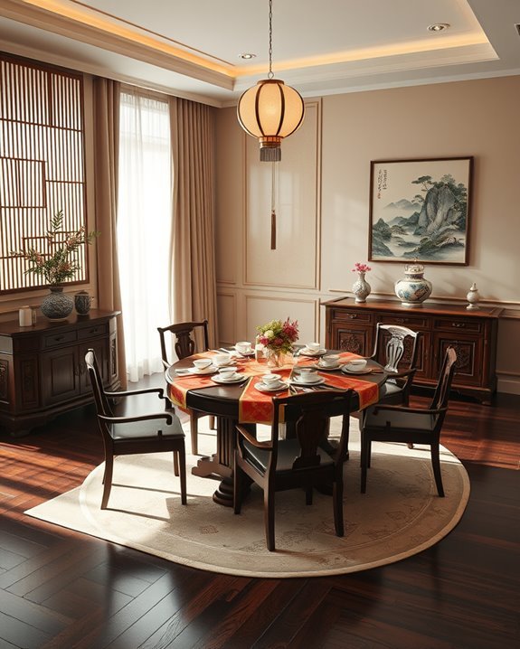 harmonious chinese dining design