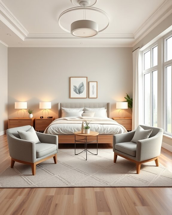 harmonious color schemes enhance tranquility