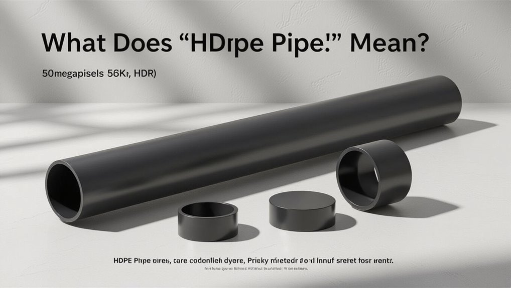 high density polyethylene water piping