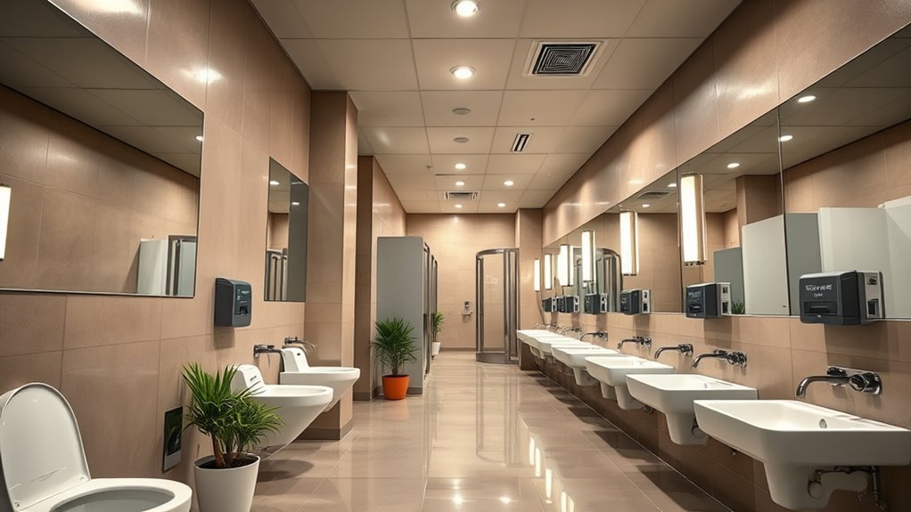 high traffic bathroom solutions