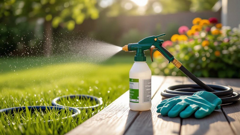 hose sprayer for quick application