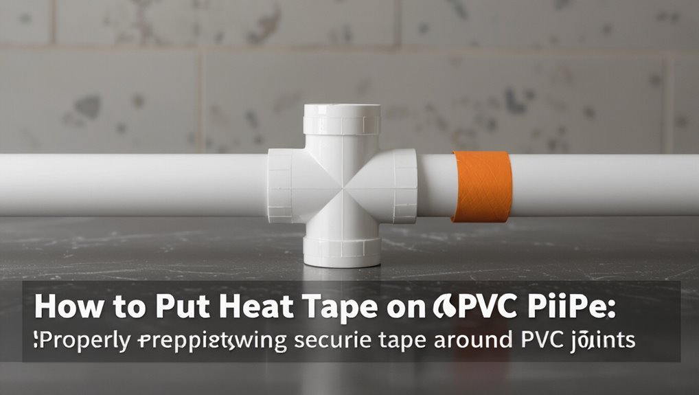 how to heat tape pvc
