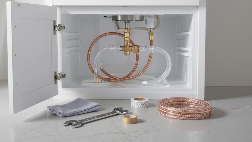 ice maker water line maintenance