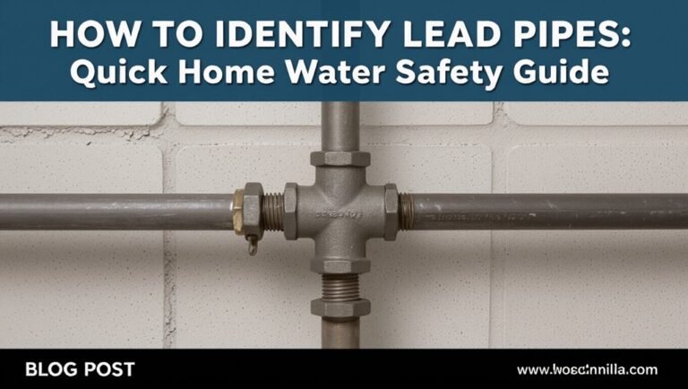 identify lead water pipes