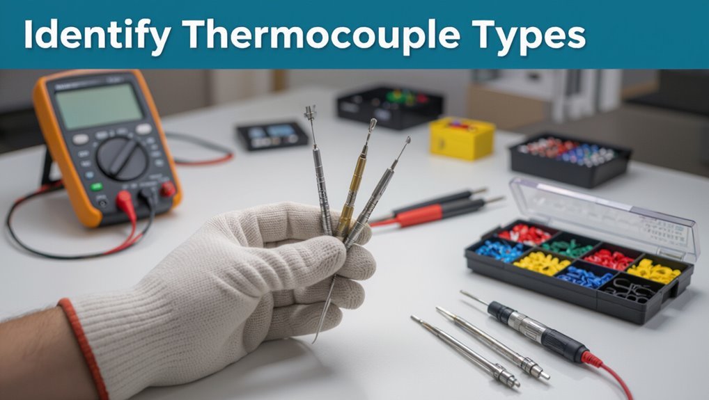 identify thermocouple type quickly