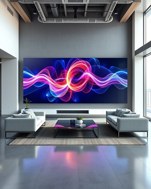 immersive high tech wall design