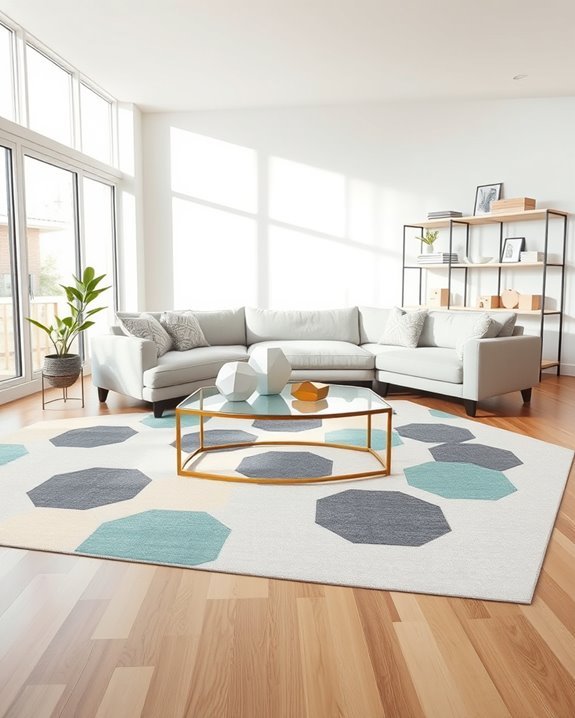 incorporate modern geometric designs