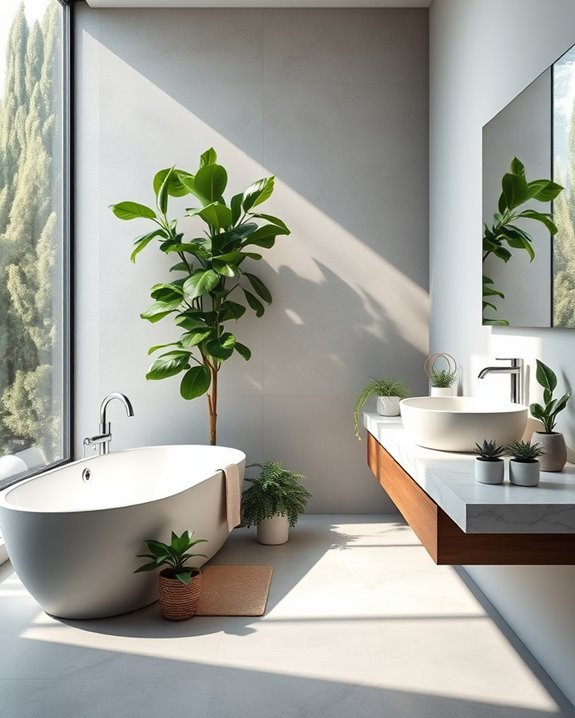 indoor plants for bathrooms