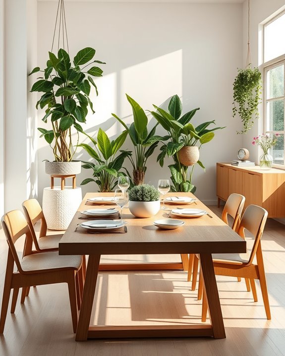 indoor plants for dining