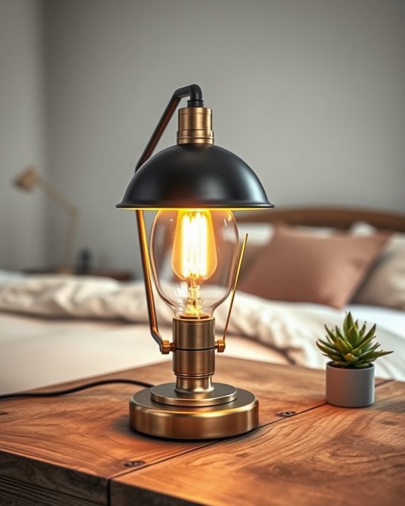 industrial chic desk lighting