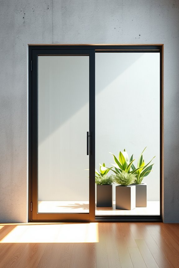 industrial chic sliding doors