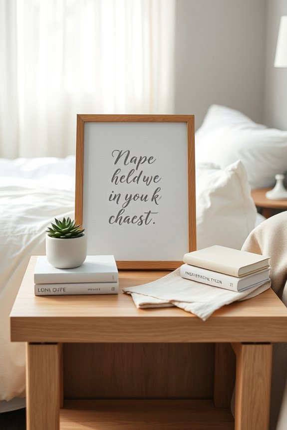 inspirational quote board decor