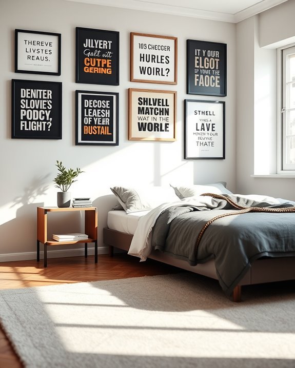 inspirational quote wall art