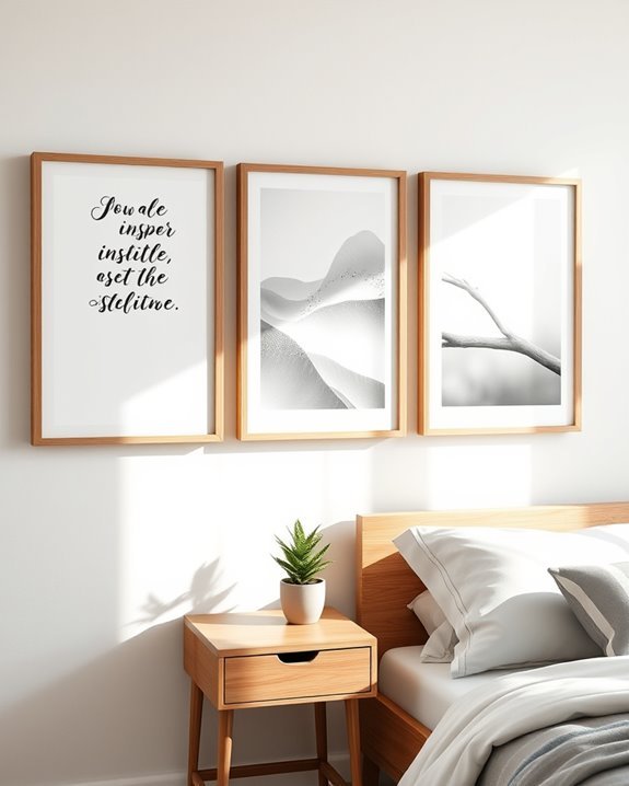 inspirational quotes framed artwork