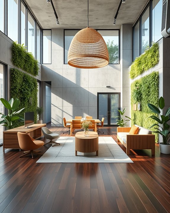 inspiring workspace material combinations