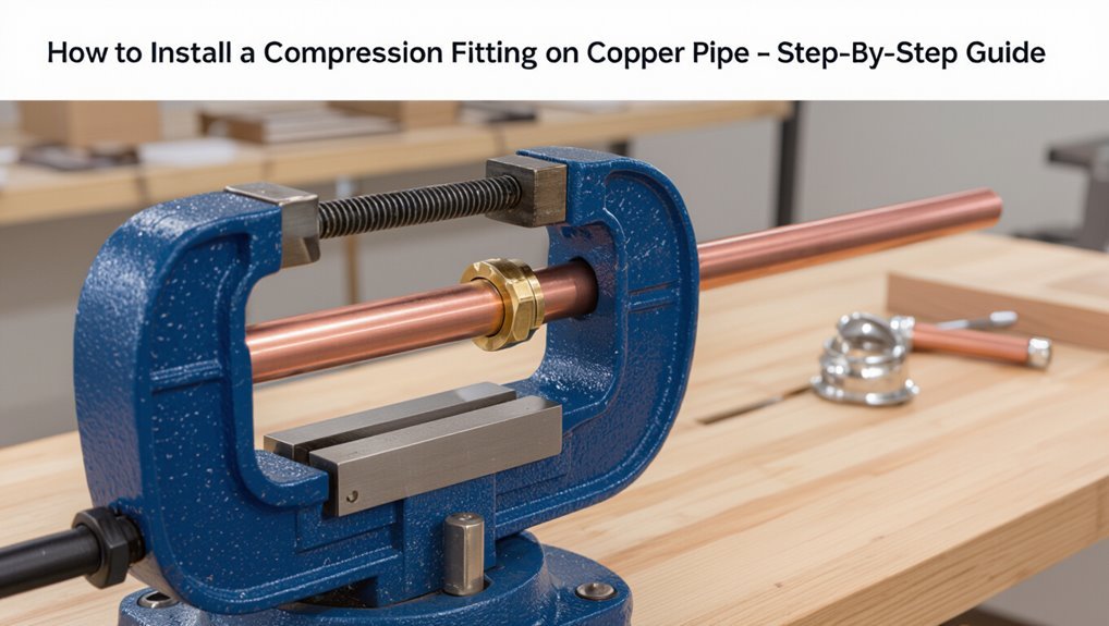 install compression fitting correctly
