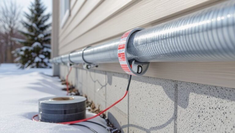 install heat tape on pipes