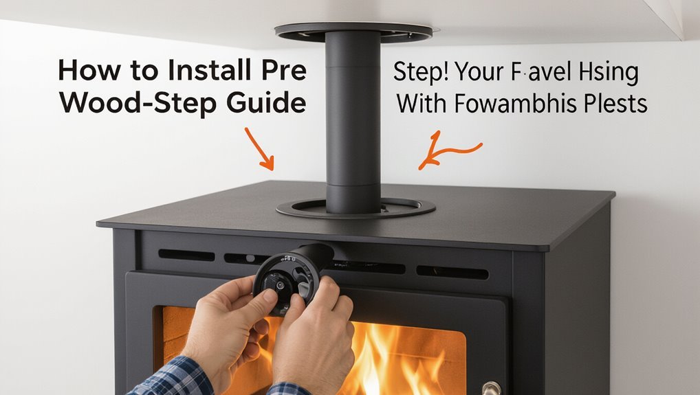 install wood stove pipe