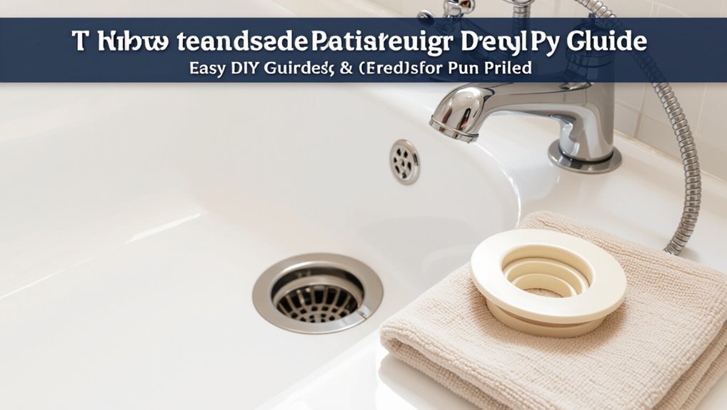 installing bathtub drain pipe