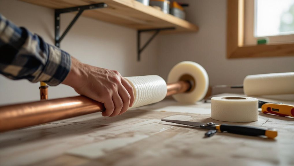 insulation prevents pipe freezing