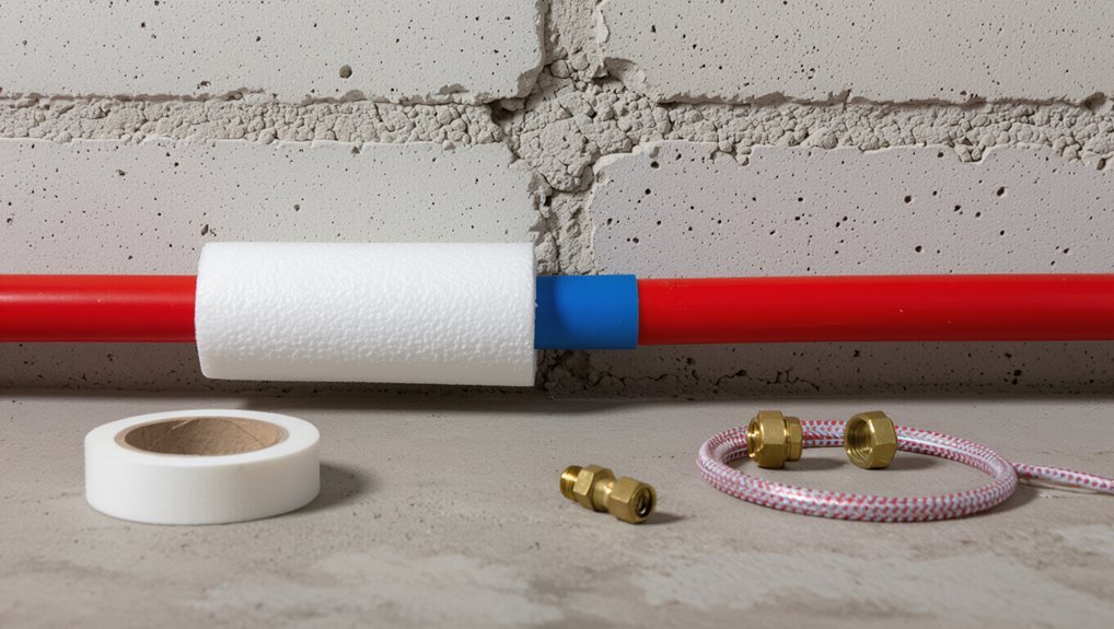 insulation reduces freezing risk