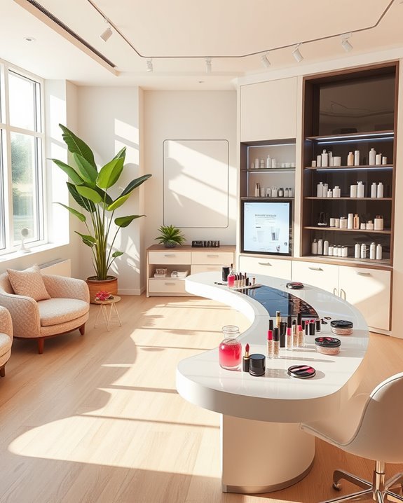 interactive client beauty experiences