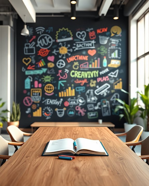 interactive creativity workspace walls