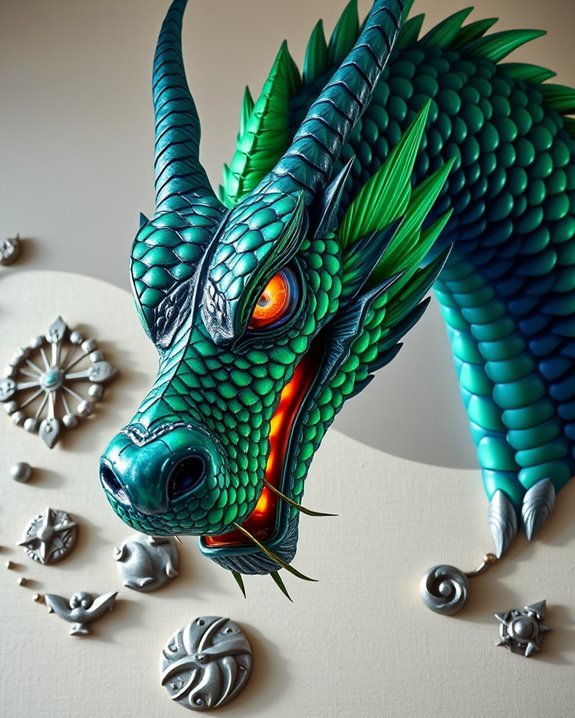 interactive dragon art experiences