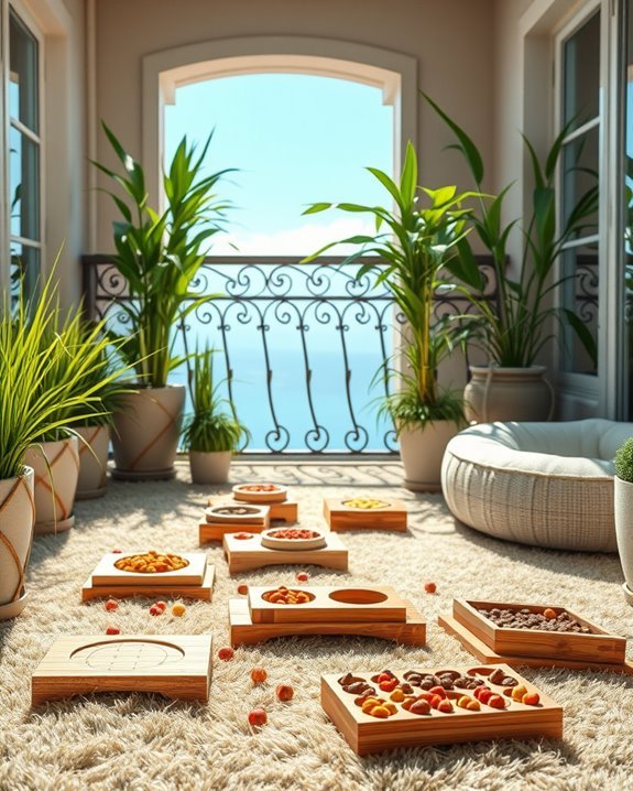 interactive feeding for cats