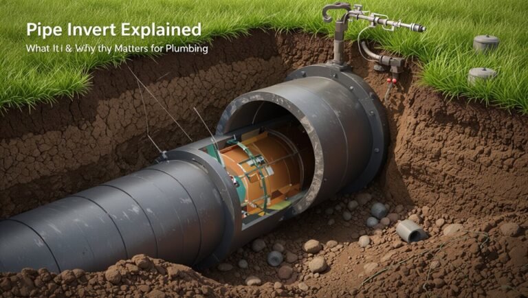 invert elevation of pipe