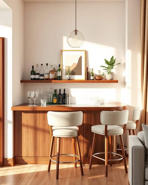 inviting cozy bar ambiance