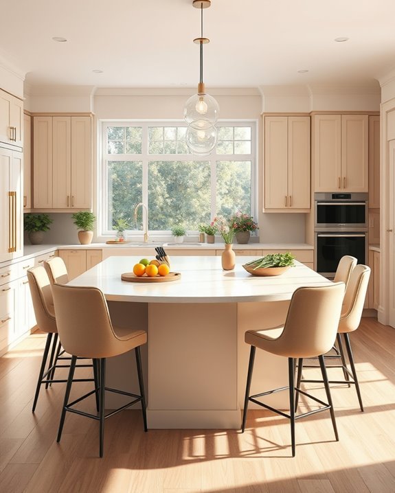 inviting kitchen gathering spaces