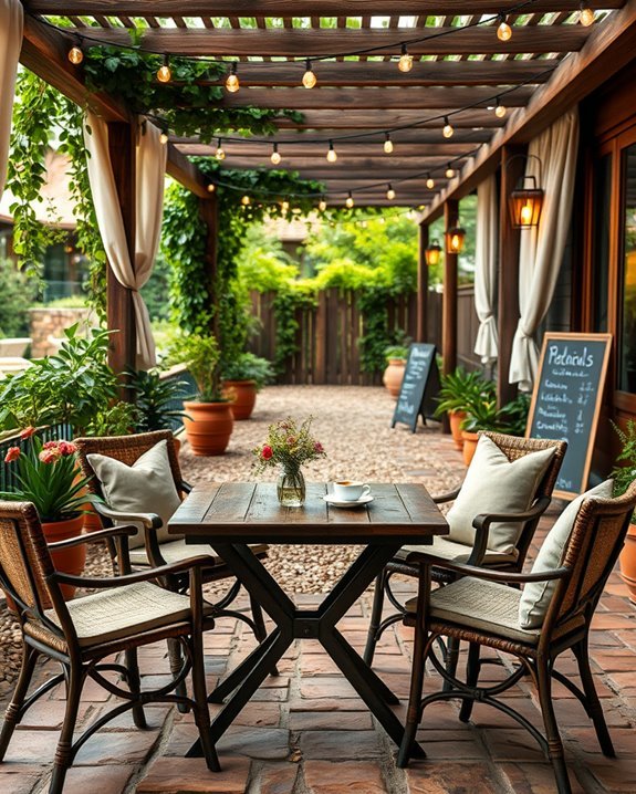 inviting outdoor patio spaces