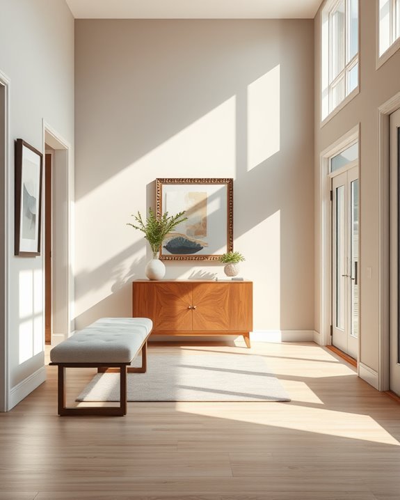 inviting stylish entryway design