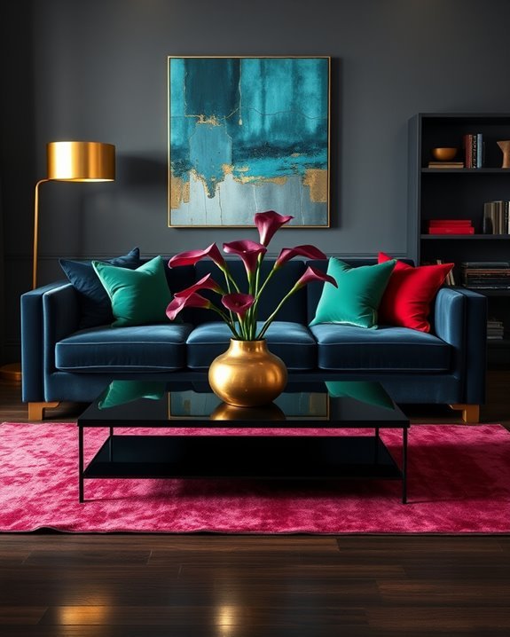 jewel tones for elegance