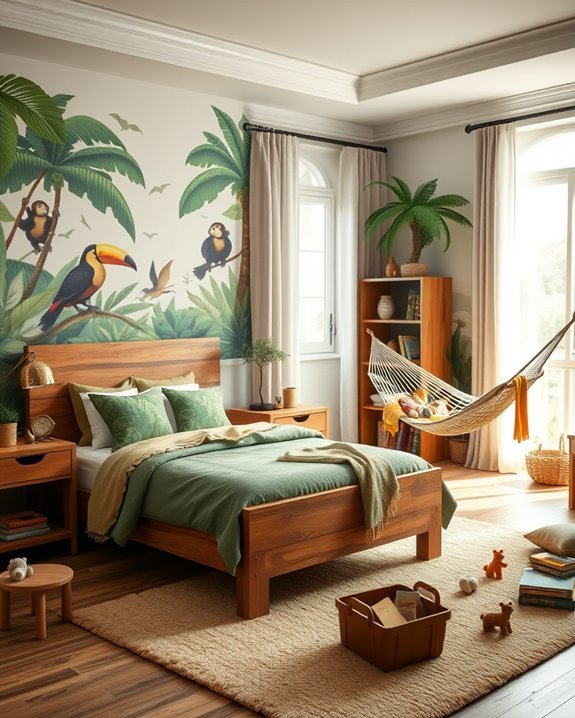 jungle adventure themed room