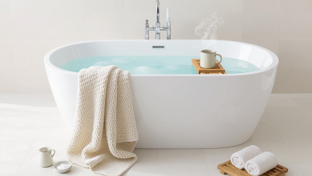 keep bath warm strategies