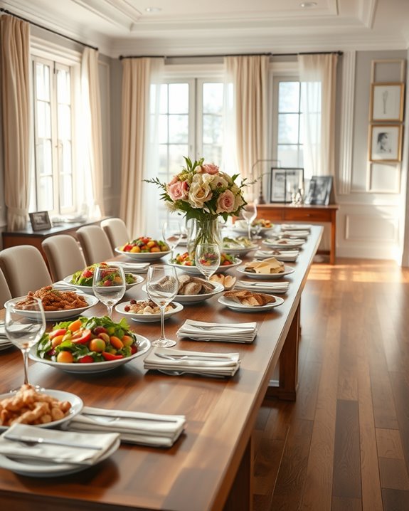 kid friendly buffet design