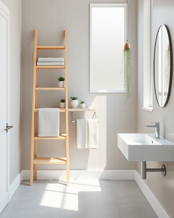 ladder shelf for decor