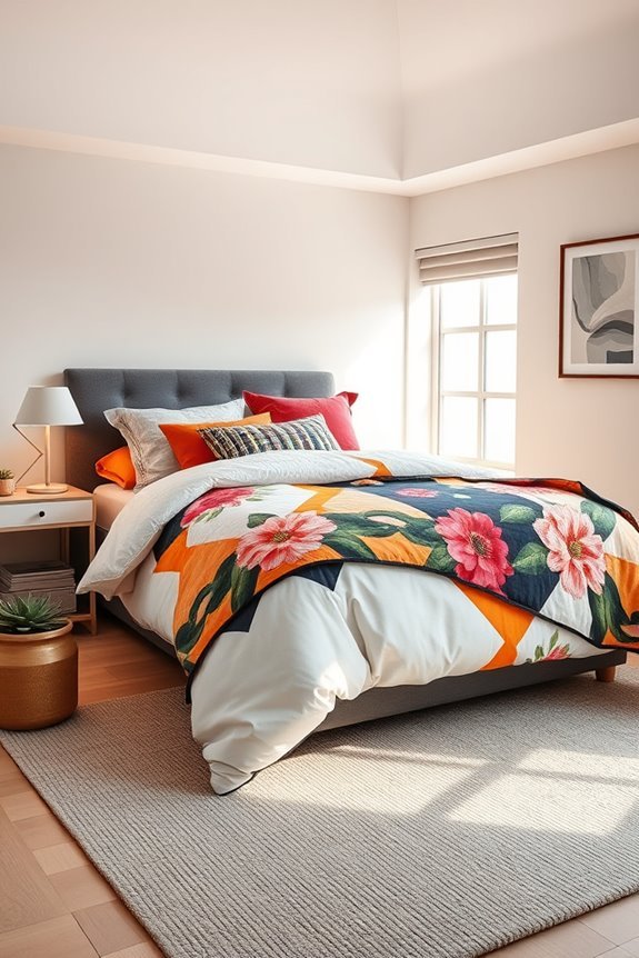 layered bedding pattern combinations
