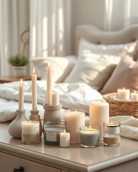 layered candle display techniques