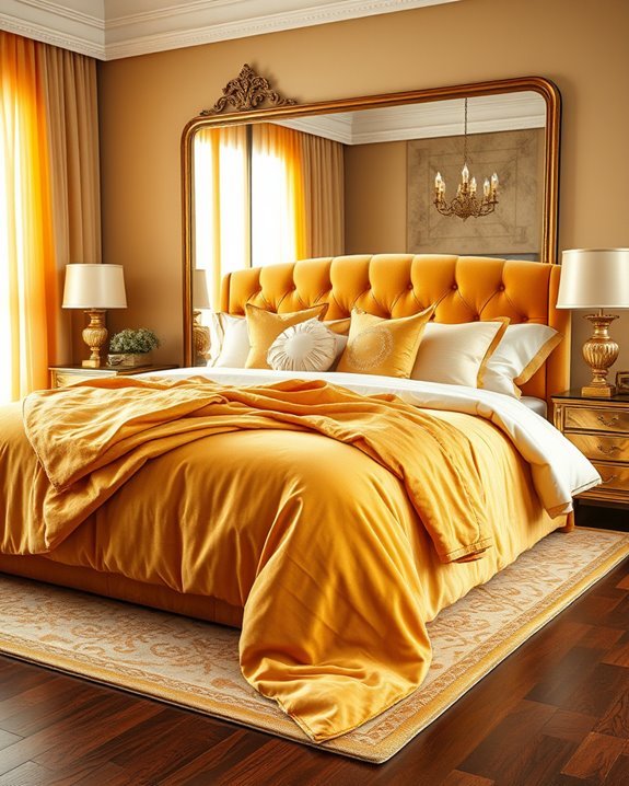layered gold textile elegance