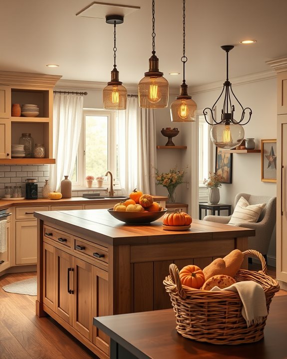 layered lighting enhances ambiance